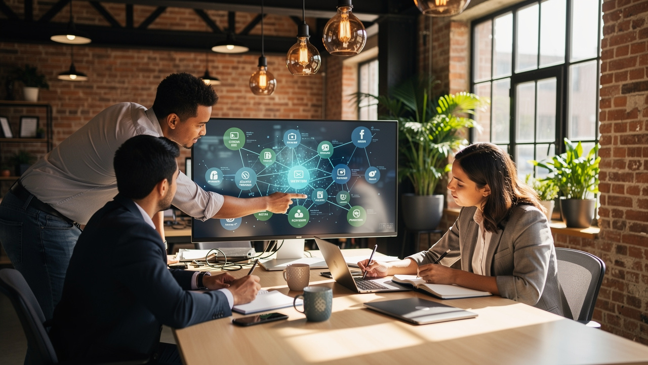 Marketing team building off-site authority and reputation density strategy